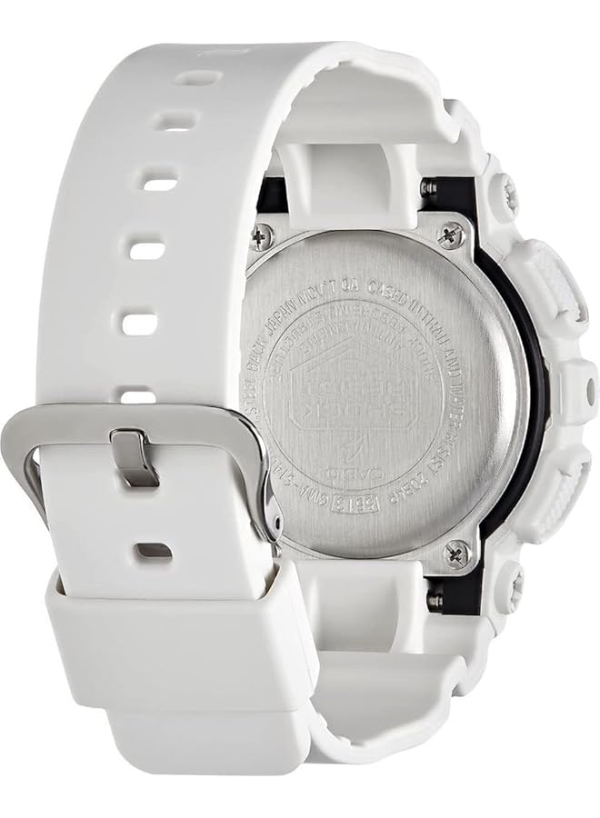 G Shock Male Wristwatch Quartz Sport Resin Band And Case White Digital Black Dial Gma S140M 7Aer