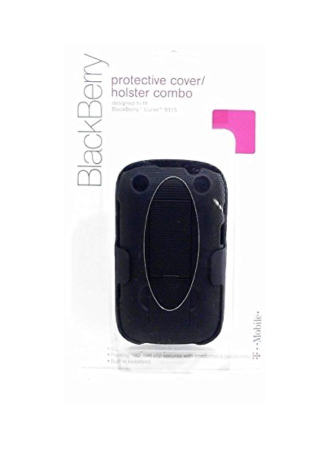 NIBEMINENT Protective Shell And Holster For Blackberry Curve 9315/9310 Black/Clear - Image 3