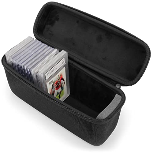 CASEMATIX Graded Card Case – Fits 30+ PSA, BGS, CGC Slabs or 140+ Toploaders – Sports Trading Card Storage Box with Scratch-Resistant Dividers – Holds One Touch & Magnetic Card Holders - Image 5