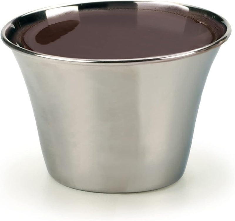 RSVP International RSVP International Kitchen Prep Bowl Collection Stainless Steel Dishwasher Safe Sauce Cups Set of 24 Silver - Image 2