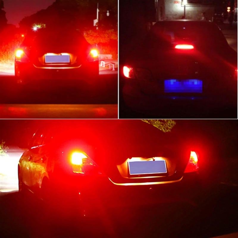 Wivplex LED Brake Light Bulbs P21W BA15S (2PCS RED) - Image 4