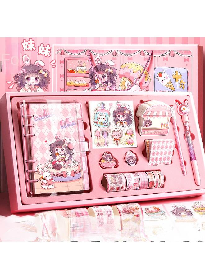 Bluejw Children's Day Gift New Smart Sister Folding Ears Sister Net Red Hand Account Suit Gift Box Girl Cute Hand Account - Image 2