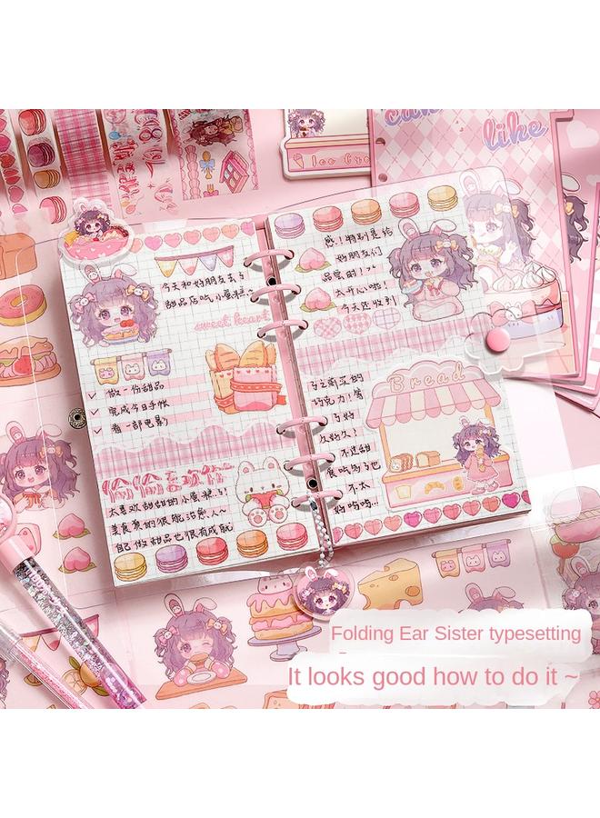 Bluejw Children's Day Gift New Smart Sister Folding Ears Sister Net Red Hand Account Suit Gift Box Girl Cute Hand Account - Image 5