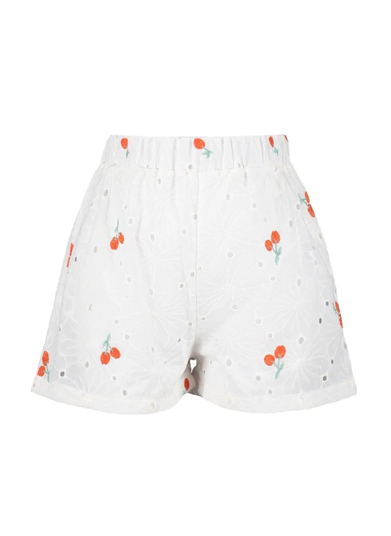 trendyol High Waist Printed Shorts