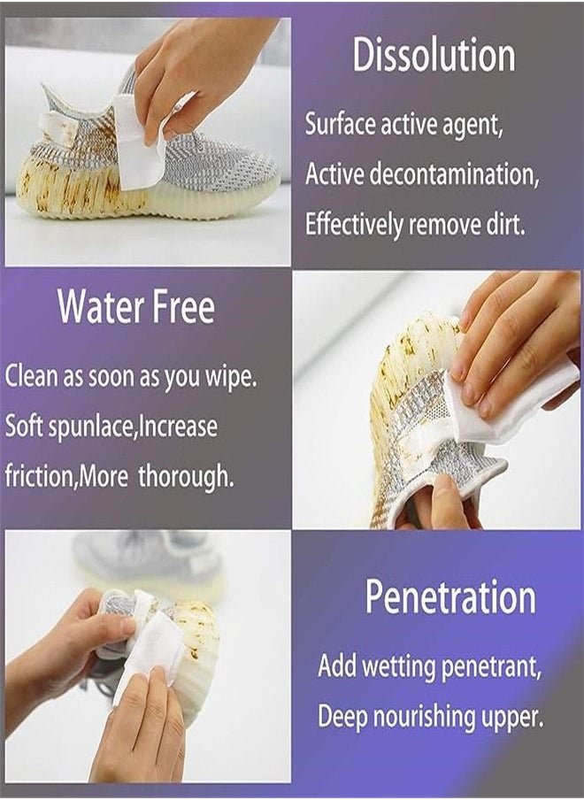 Goolsky - Goolsky  Sneaker Cleaning wipes Shoe Care Product, Natural, Large - Image 1