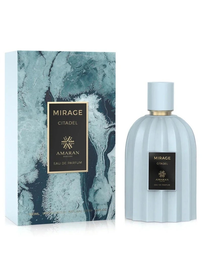 عماران عطر ميراج سيتي ديل من أماران للجنسين – أو دو برفيوم 100 مل – رائحة فاكهية زهريّة فاخرة بالتفاح والأناناس مع الورد والياسمين وقاعدة فانيليا ومسك – عطر أنيق طويل الثبات - Image 3