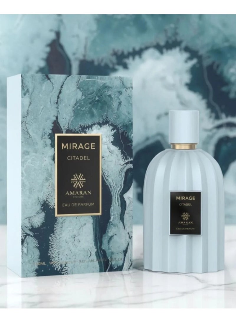 عماران عطر ميراج سيتي ديل من أماران للجنسين – أو دو برفيوم 100 مل – رائحة فاكهية زهريّة فاخرة بالتفاح والأناناس مع الورد والياسمين وقاعدة فانيليا ومسك – عطر أنيق طويل الثبات - Image 4