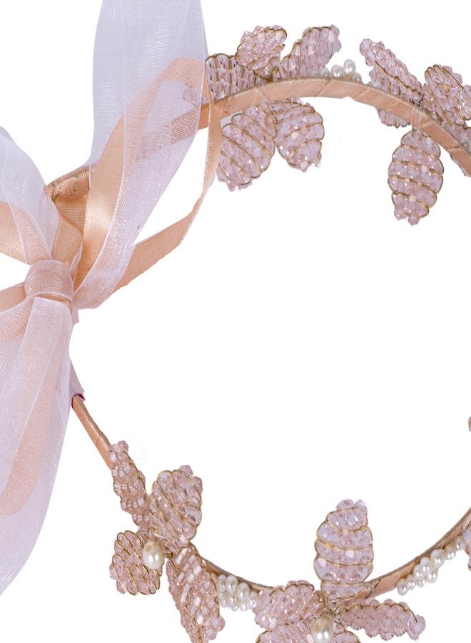 Choko Hair Accessories Pink Perennial Flower Hairband for Girls, Women - CHK103 - Image 4