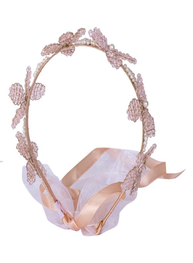 Choko Hair Accessories Pink Perennial Flower Hairband for Girls, Women - CHK103 - Image 3