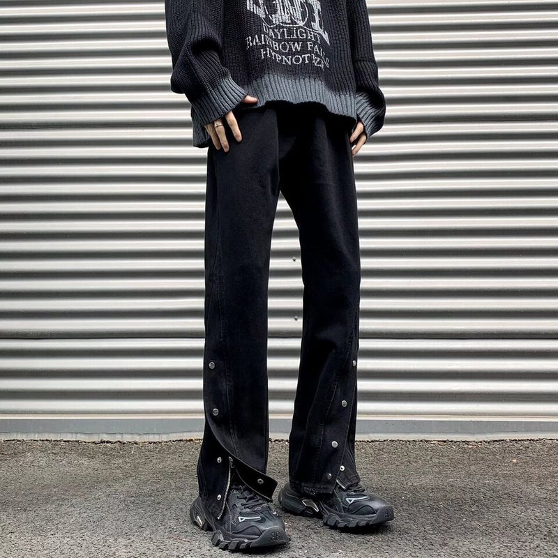 Unisex Classic Denim Jeans Loose Fit Daily Outdoor Wear - Image 4