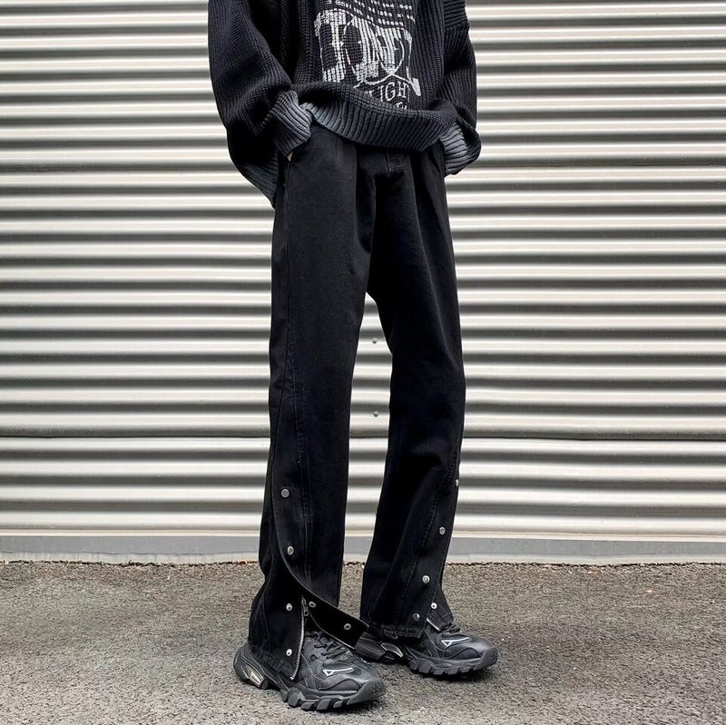 Unisex Classic Denim Jeans Loose Fit Daily Outdoor Wear - Image 5