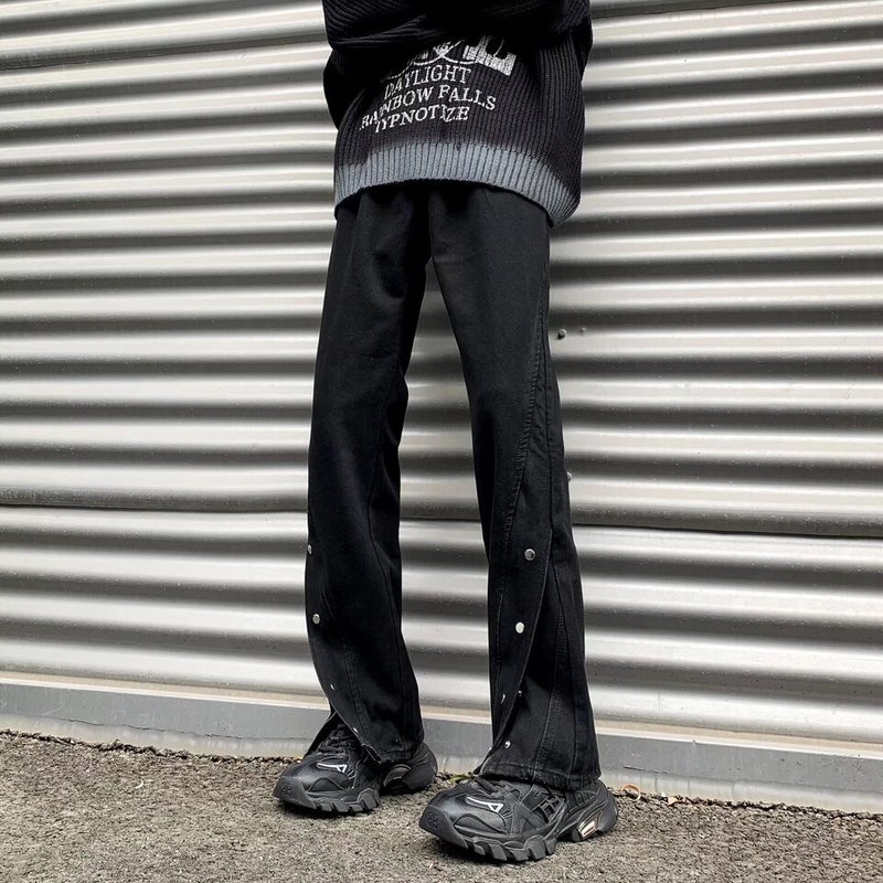 Unisex Classic Denim Jeans Loose Fit Daily Outdoor Wear - Image 1
