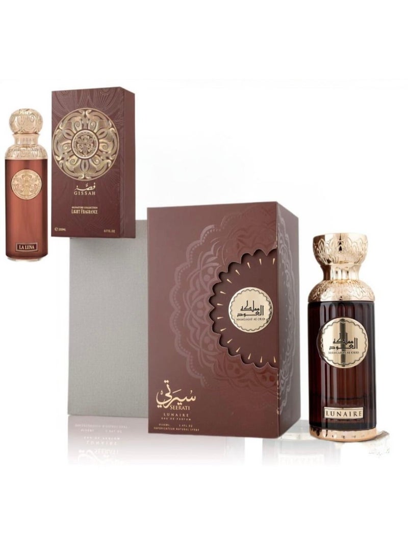 مملكة العود سيرتي فالي لونير او دي برفيوم من مملكة العود للجنسين - 100 مل (مستوحى من عطر لا لونا فالي  من قصة) - Image 3