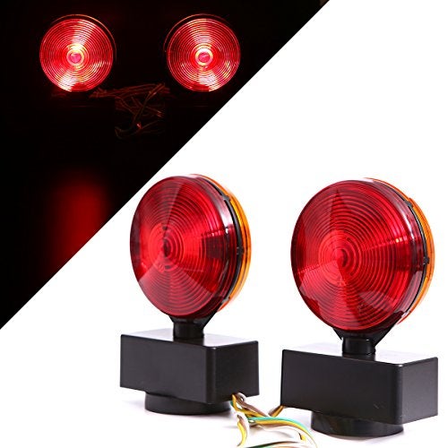 CZC AUTO 12V Two Sided Magnetic Towing Light Kit for Trailer RV Boat Truck -Magnetic Strength 55 Pounds - Image 3