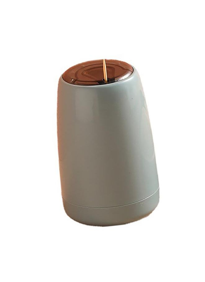 Thoraya Automatic Toothpick Dispenser Popping Up Toothpick Holder Dispenser Storage Container for Home Kitchen Restaurant Blue  - Image 4