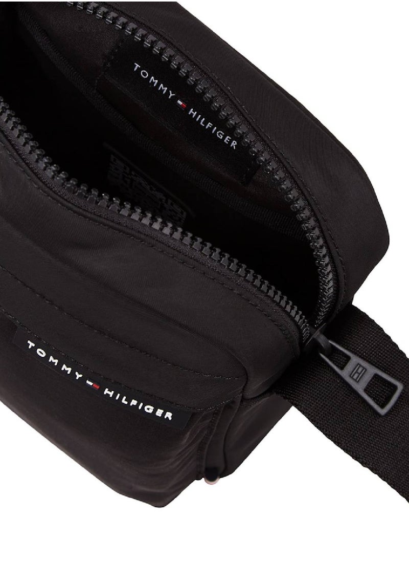 TOMMY HILFIGER - Men's Element Mini Reporter Bag - Polyester Blend, Black - Image 1