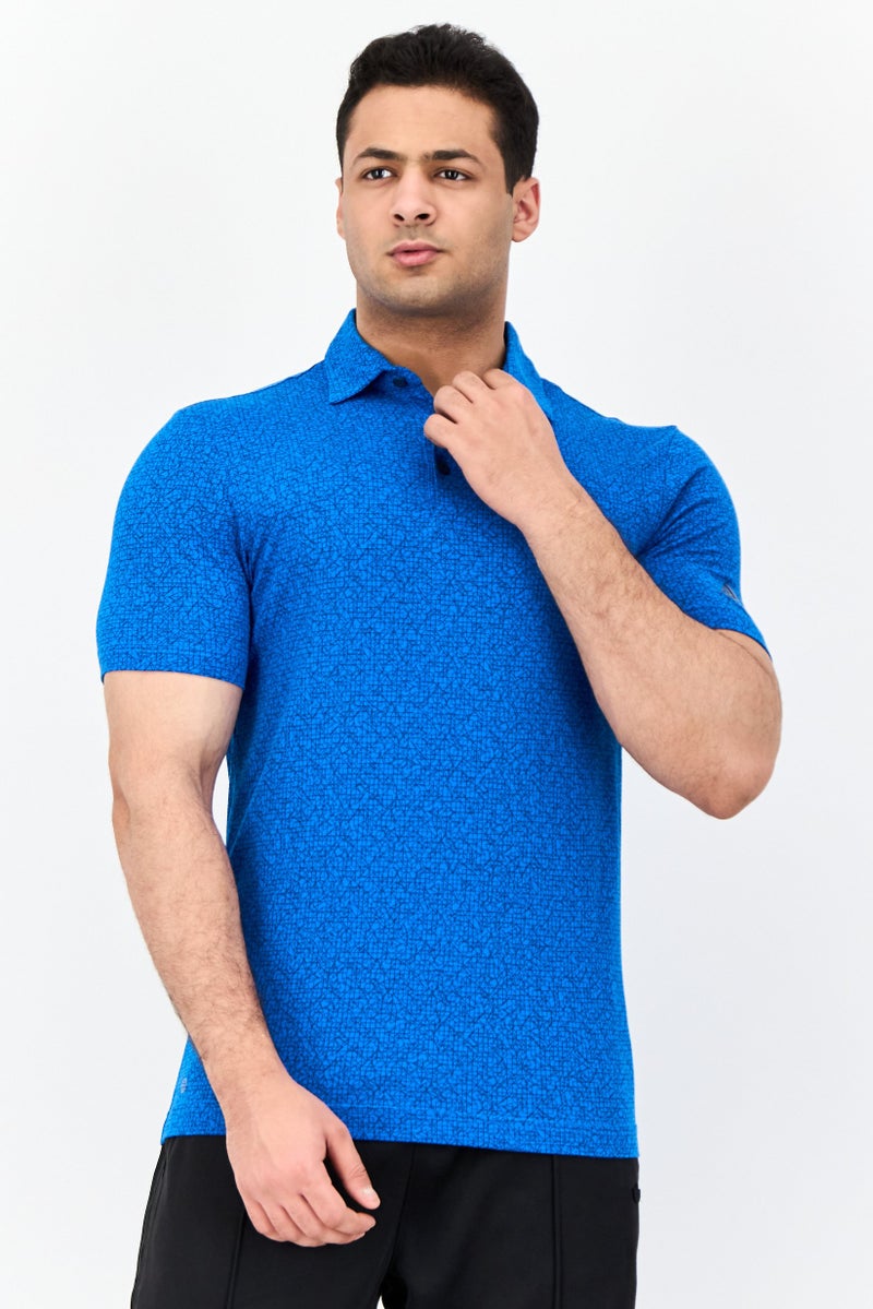 Adidas تي شيرت بولو قصير الأكمام للرجال، ملابس رياضية، في الهواء الطلق، متعدد الألوان - Image 1