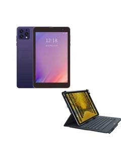 AirTab 8 -Inch Smart Tablet A08 Android 13 Tablet With 1TB Storage and 16GB RAM Quad Core Wi-Fi LTE Dual Sim with Keyboard - BLUE  - Image 1
