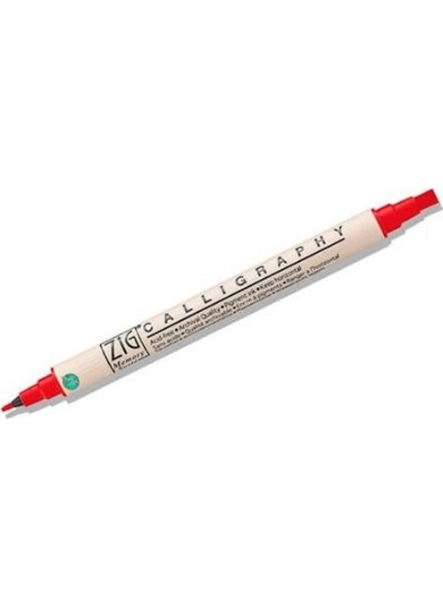 Zig Zig Calligraphy Pen Ms-3400 020 Pure Red 