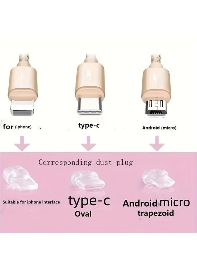 Yellow Pumpkin Pendant Dust Plug for Android Mobile Charging Port - Image 4