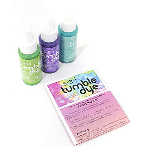 SEI S.E.I. Spring Tie Dye Kit 3 Pack: Pre-Mixed Spray Tie Dye Kit, Easy-to-Use, Non-Toxic Fabric Dye in Aqua, Lavender, and Lettuce, Shake and Spray - Image 4