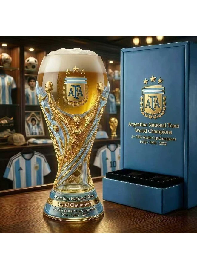 كأس البيرة التذكاري لمنتخب الأرجنتين بطل كأس العالم، كأس على شكل كأس البطولة - Image 1