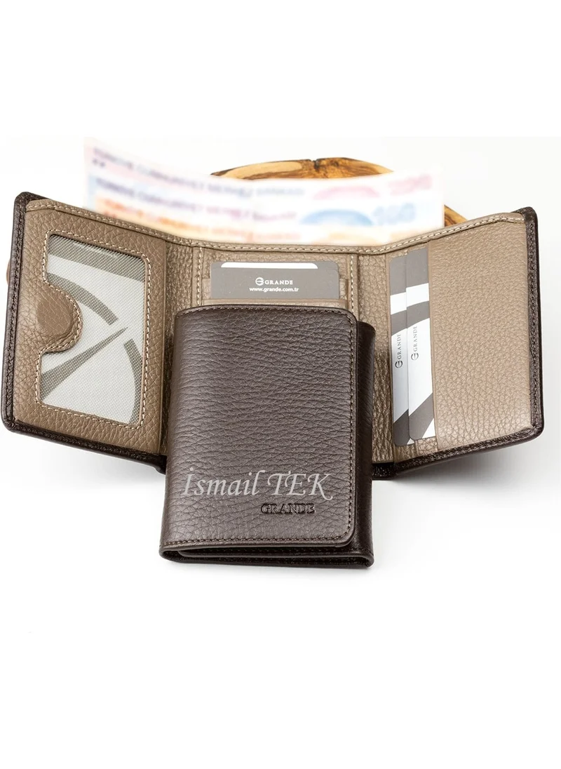 جراندي 1414 Leather Magnetic Men's Wallet