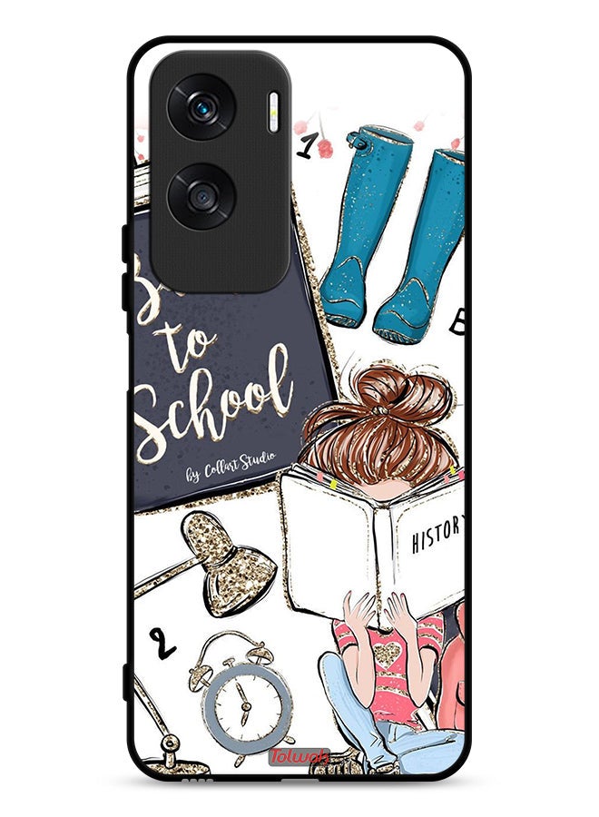 Tolwak Honor X50i 5G Protective Case Cover Back To School Girl Reading History - Image 1