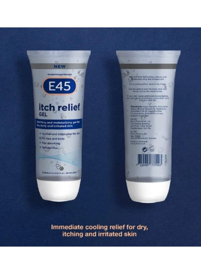 e45 Itch Relief Gel Soothing and Moisturizing Gel for Dry Itchy and Irritated Skin 100 ml - Image 2