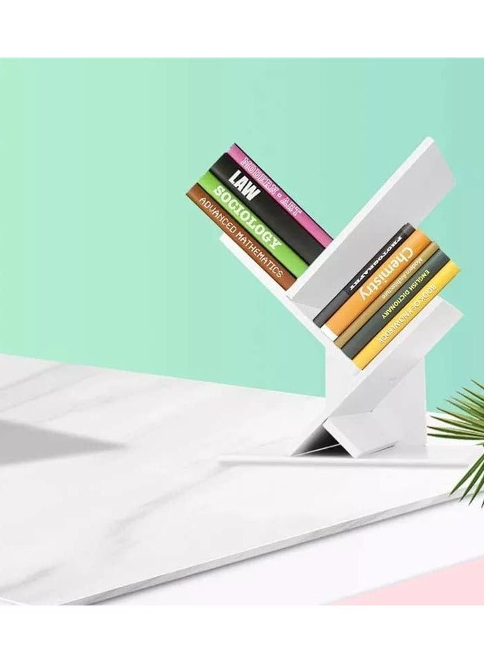 TPGP Small Tree Bookshelf Desktop Organizer for Desk Accessories and Office Decoration - Image 2