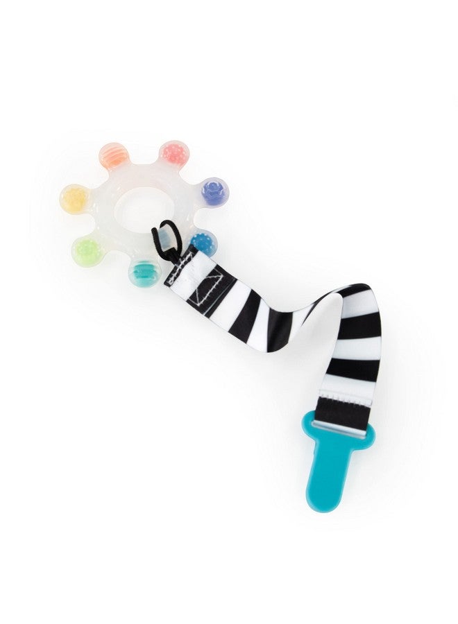 Sassy Rainbow Star Teether With Keeper ; Textured Silicone Teether For Teething ; Ages 3+ Months And Up - Image 2