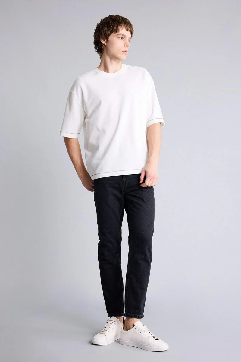 Defacto  90's Slim Fit Washed Jeans for Men | Best Price UAE