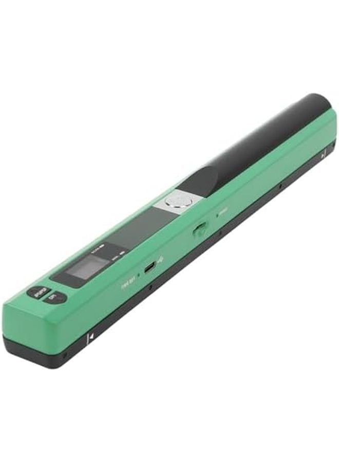 Aramox Green Portable Handheld Document Scanner 900 DPI USB for Home Office A4 Size - Image 3