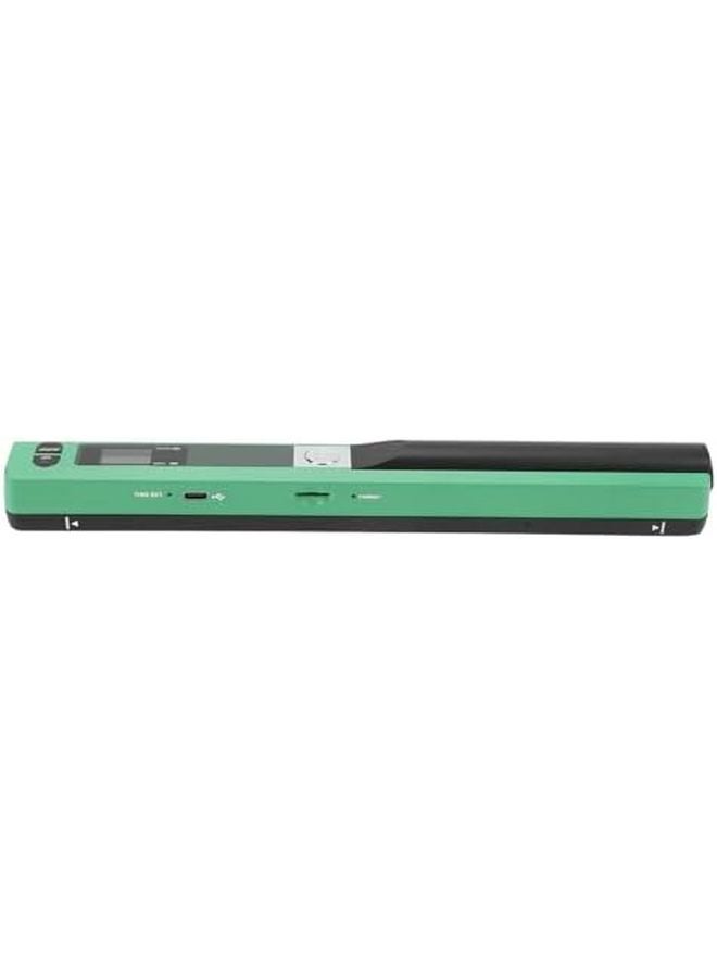 Aramox Green Portable Handheld Document Scanner 900 DPI USB for Home Office A4 Size - Image 1