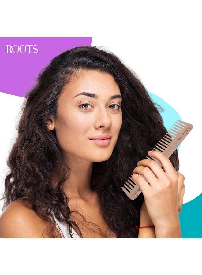 Roots Roots - Wooden Dressing Hair Combs - For Man and Woman - WD90 - Image 3