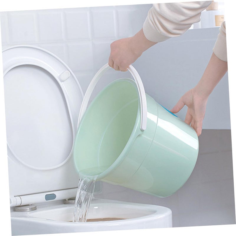 VOSAREA Water Storage Bucket with Handle Sturdy Cleaning Pail for Car Wash Camping and Mopping Utility Bucket with Non Slip Base Versatile Use for Home - Image 4