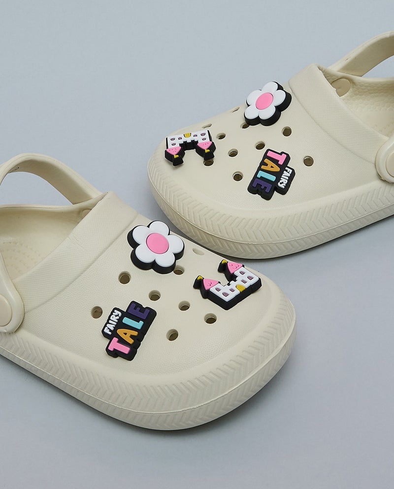 R&B Charm Detail Slingback Clogs - Image 5