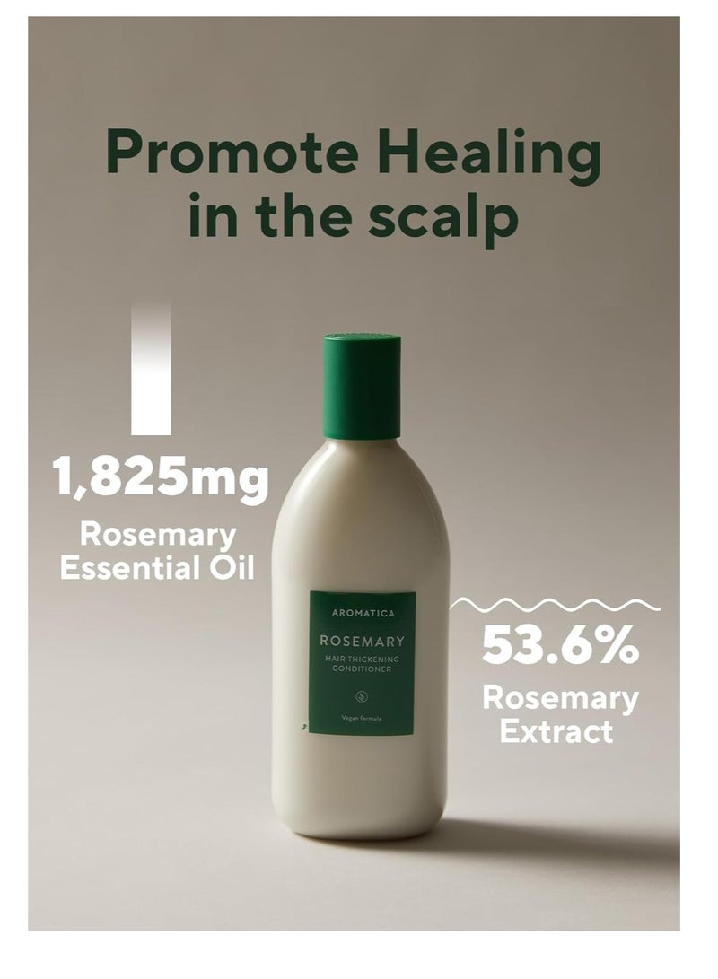 AROMATICA Rosemary Hair Thickening Conditioner |400ml - Image 3