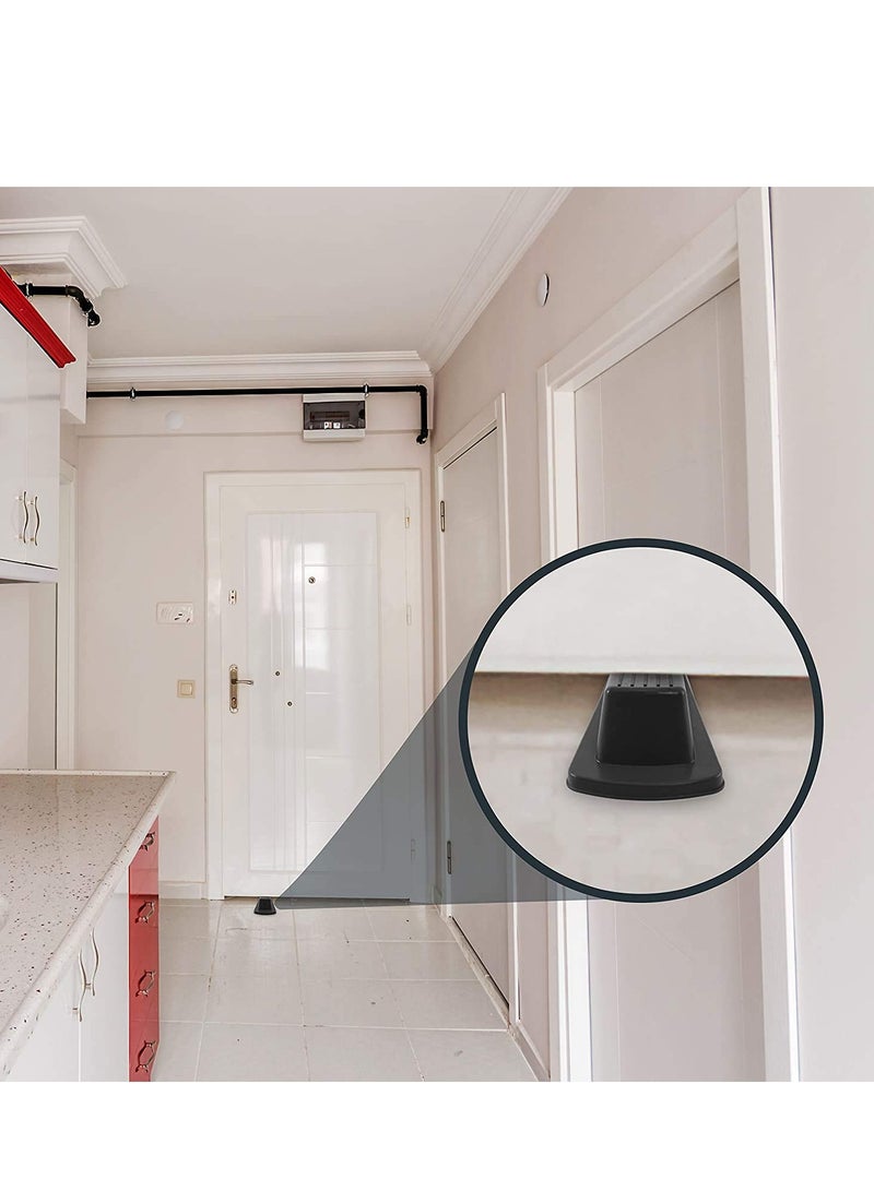Door Stopper Set Pack of 4 Large Door Stopper Wedge, Multi Surface Design, to Sliding or Marking Floors Blocker for Hotel, Home, or Office  - Image 4