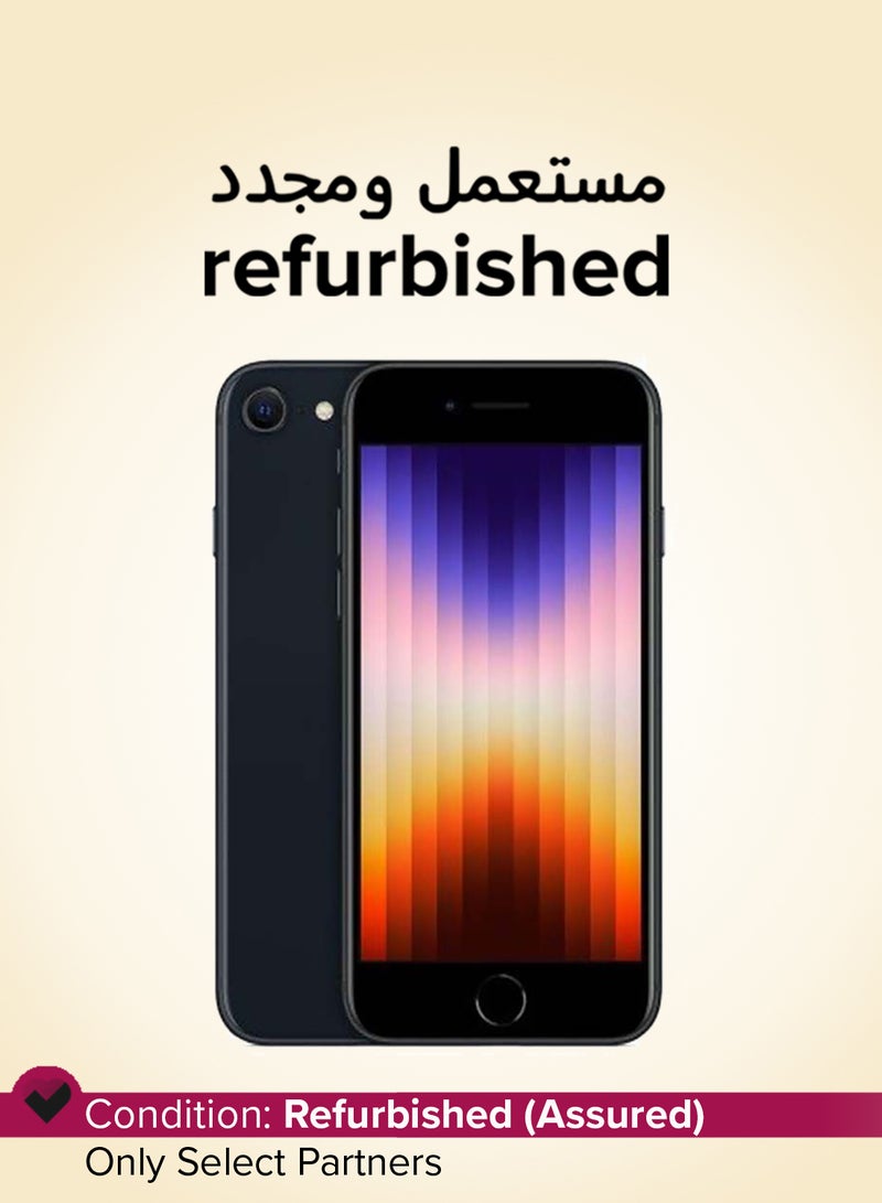 Apple Refurbished - iPhone SE 128GB Midnight 5G -International Version - Image 1