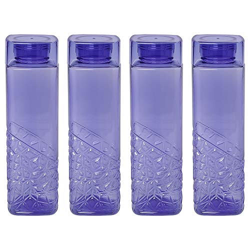 SCL Steelo Steelo Emerald Pet Water Bottle 1000 ml, Set of 4, Evening Blue - Image 1