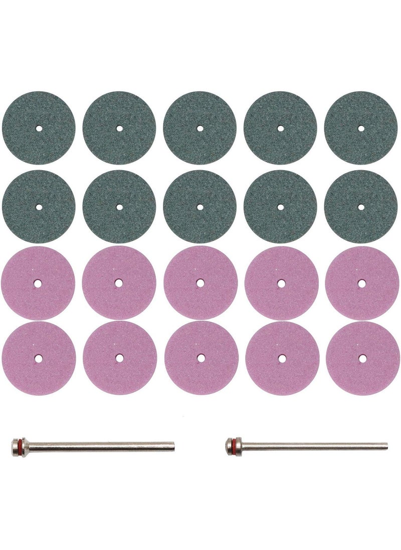 SWISSO SWISSO Mounted Grinding Wheel kit with Mandrel 235mm 3mm Grinding Stone Abrasive Wheels for Rotary Tool Wood Carving Engraving Accessories  - Image 1