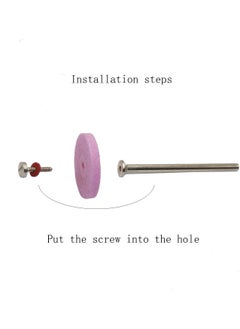 SWISSO SWISSO Mounted Grinding Wheel kit with Mandrel 235mm 3mm Grinding Stone Abrasive Wheels for Rotary Tool Wood Carving Engraving Accessories  - Image 3