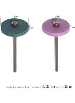 SWISSO SWISSO Mounted Grinding Wheel kit with Mandrel 235mm 3mm Grinding Stone Abrasive Wheels for Rotary Tool Wood Carving Engraving Accessories  - Image 2