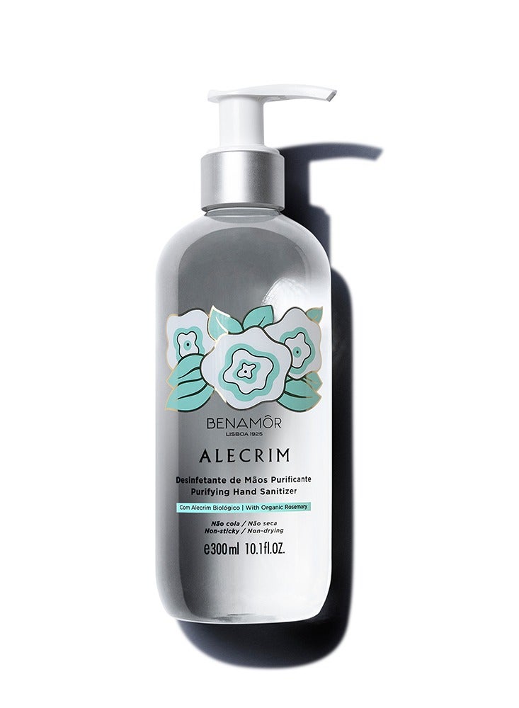 BENAMÕR Alecrim Hand Sanitizer with Glycerin – Refreshing No-Rinse Formula for Soft, Clean Hands – Daily Hand Hygiene – 300ml - Image 1