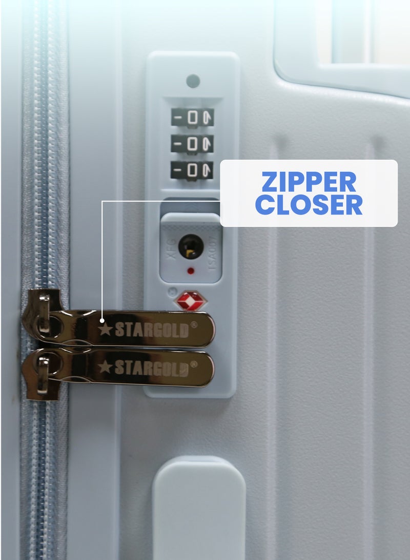 Stargold ABS+PC Suitcase Spinner Wheels TSA Lock Smart Carry On Luggage 20 Inches With Cup Holder - Image 5