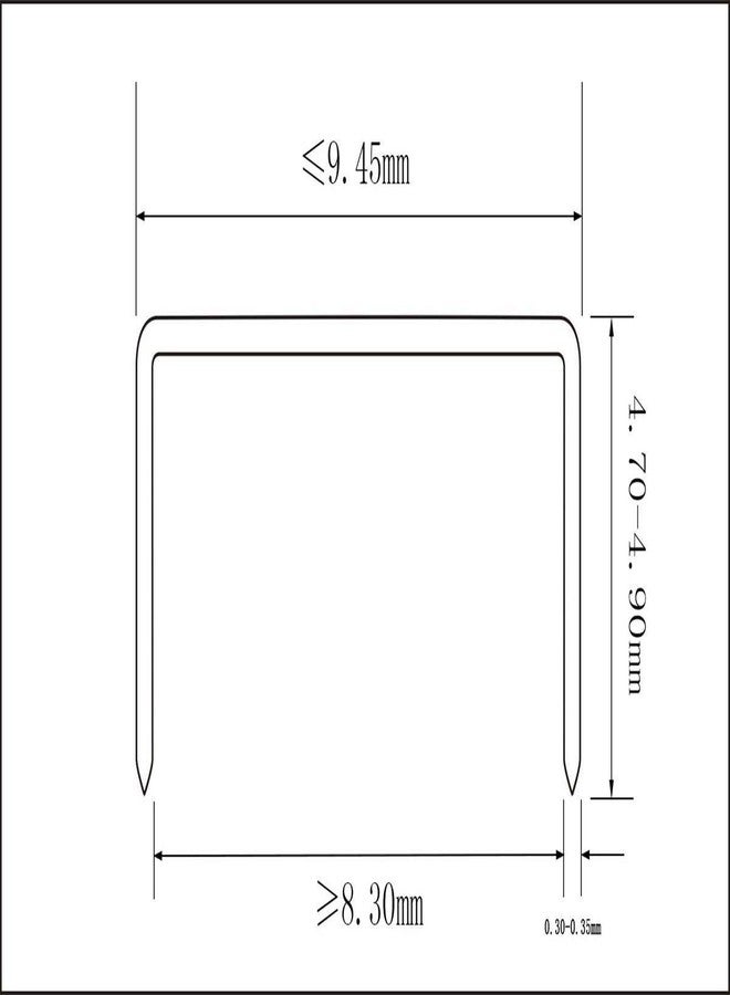 Alsisk Pack of 20,000PCS No.10 Mini Staples(Smaller Than Standard Staples) .Silver - Image 4