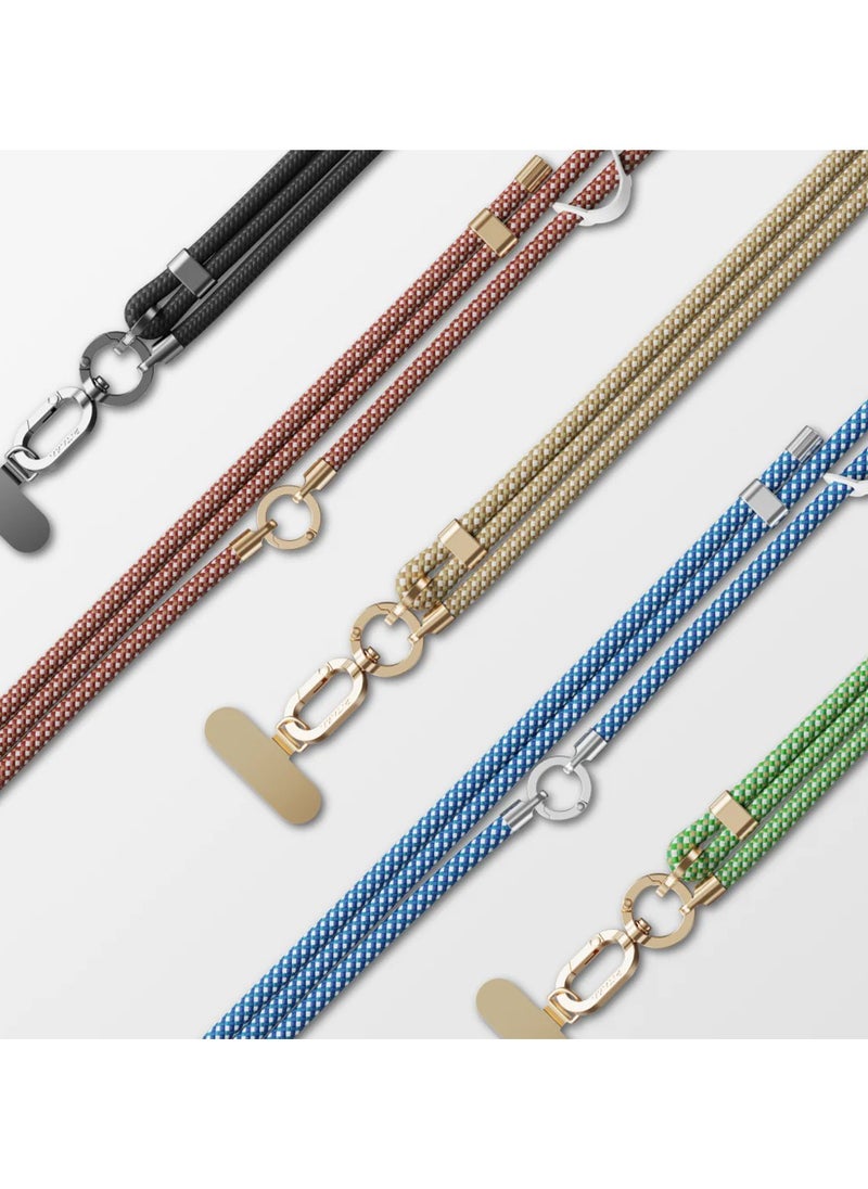 PITAKA pitaka 1 to 3 Phone Strap , Adjustable Phone Strap with 3 Wearing Styles,Multifuctional Phone Strap Crossbody, Phone Wrist Strap, and Phone Neck Lanyard - Canyon Yellow  - Image 5