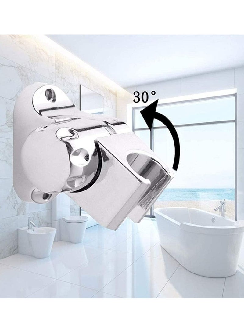 SYOSI Bathroom Showers Holder, 30° Adjustable Shower Head Holder Wall Mounted Handheld Shower Head Bracket for Home Bathroom Accessories  - Image 3