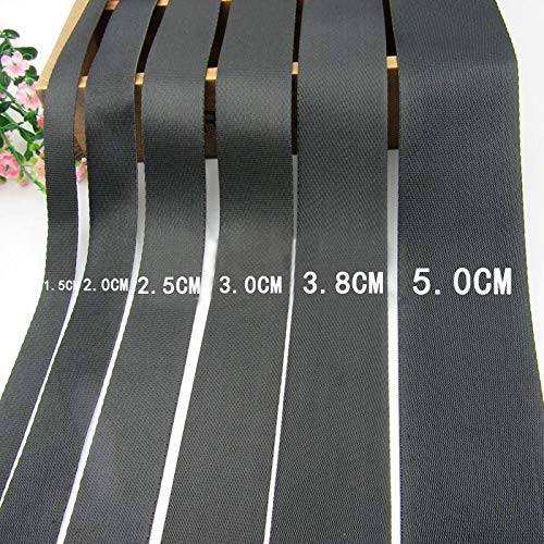 GGZZ Flat Nylon Webbing Strap, 1 Roll 10 Yards 2 Inch Wide Polypropylene Heavy Straps for Bags, Canoe Seat, Slings, Outdoor Climbing and DIY Making Luggage Strap, Pet Collar, Backpack Repairing (Black) - Image 4